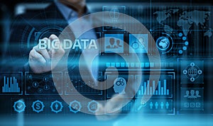 Big Data Internet Information Technology Business Information Concept photo