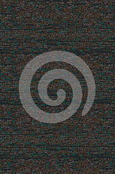 Big data and Internet of things trend. IT specialist workplace. Website HTML Code on the Laptop Display