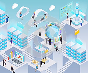 Big Data Isometric Composition