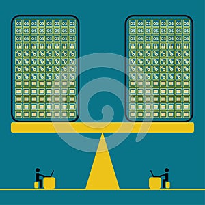 Big data load balance technology photo