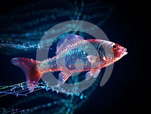 Big Data of Marine fish in Word, Generated AI