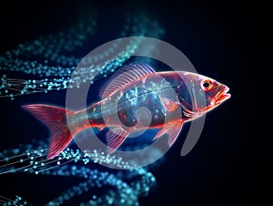 Big Data of Marine fish in Word, Generated AI