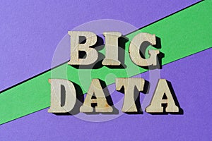 Big Data, phrase as banner headline