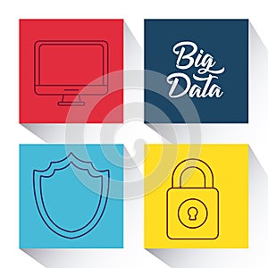 Big data design concept