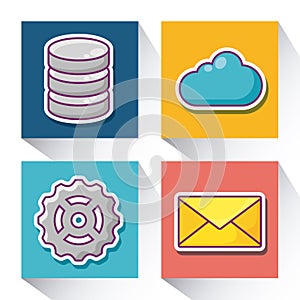 Big data design concept