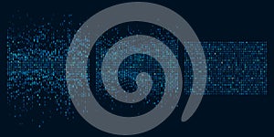 Big data sorting. Information analytics algorithms, machine learning and intelligence data picking vector concept