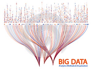 Big data visualization concept vector.