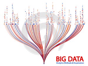 Big data visualization concept vector.