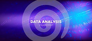 Big Data Stream. Pink Technology Wallpaper. Shine