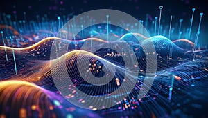 Big data technology Data science analysing artificial intelligence generative AI deep learning machine learning algorithm Neural