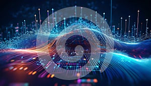 Big data technology Data science analysing artificial intelligence generative AI deep learning machine learning algorithm Neural