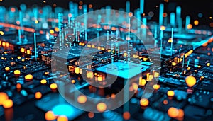 Big data technology Data science analysing artificial intelligence generative AI deep learning machine learning algorithm Neural