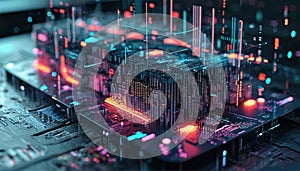 Big data technology Data science analysing artificial intelligence generative AI deep learning machine learning algorithm Neural