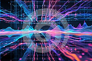 Big data technology Data science analysing artificial intelligence generative AI deep learning machine learning algorithm Neural