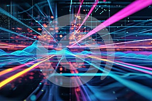 Big data technology Data science analysing artificial intelligence generative AI deep learning machine learning algorithm Neural