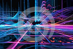 Big data technology Data science analysing artificial intelligence generative AI deep learning machine learning algorithm Neural