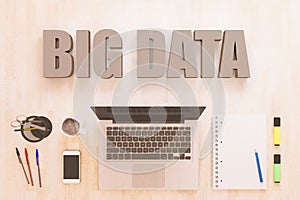 Big Data text concept