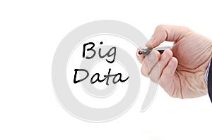 Big data text concept