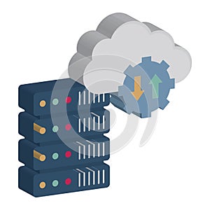Big data vector icon which can easily modify or edit