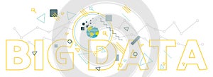 Big data vector illustration concept.