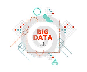 Big data vector illustration concept.