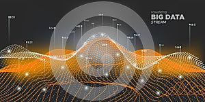 Big Data Vector. Matrix Visualization. Big Data