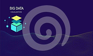 Big data visualization concept
