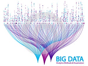 Big data visualization concept vector.