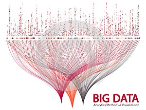 Big data visualization concept vector.