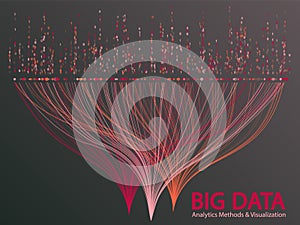 Big data visualization concept vector.