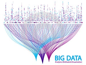 Big data visualization concept vector.