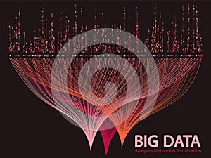 Big data visualization concept vector.