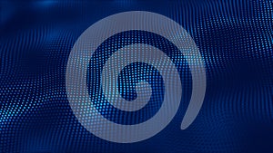 Big data visualization. Data technology background. Abstract background. 3d rendering. Data array visual concept. Equalizer for