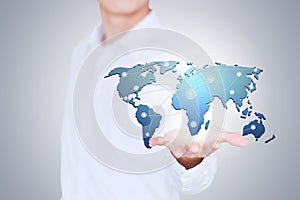 Big data in the world in your hands, the concept of creative map