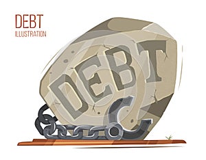 Big debt stone