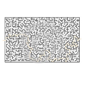 Big difficult maze labyrinth game