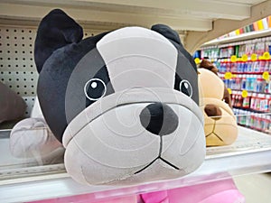 Big doggy plush in a toy store