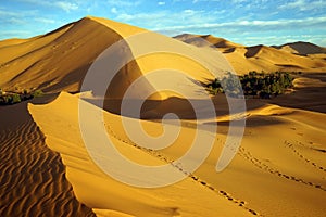 Big dune in Sahara