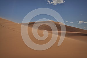 Big dunes of Sahara desert