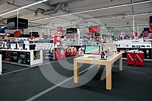 Big electronic retail store