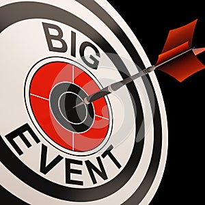 Big Event Target Shows Celebrations And Parties