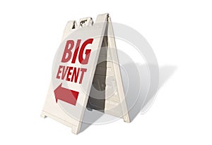 Big Event Tent Sign