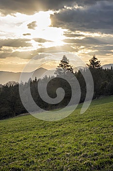 Scenérie pohoří Velká Fatra, Slovensko