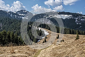 Velká Fatra, Slovensko, sezónní přírodní scéna