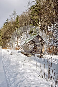 Veľká Fatra, Slovensko, zasnežená krajina