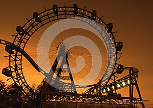 Big ferries wheel in Vienna