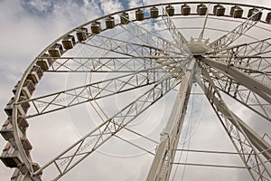 The big Ferris wheel on the Place de la Concorde in Paris