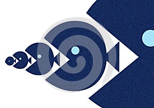 Big fish eat the small