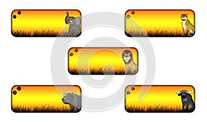 Big Five Safari Banner Pack