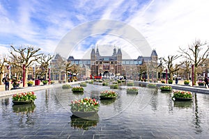 Big font in front of Rijksmuseum